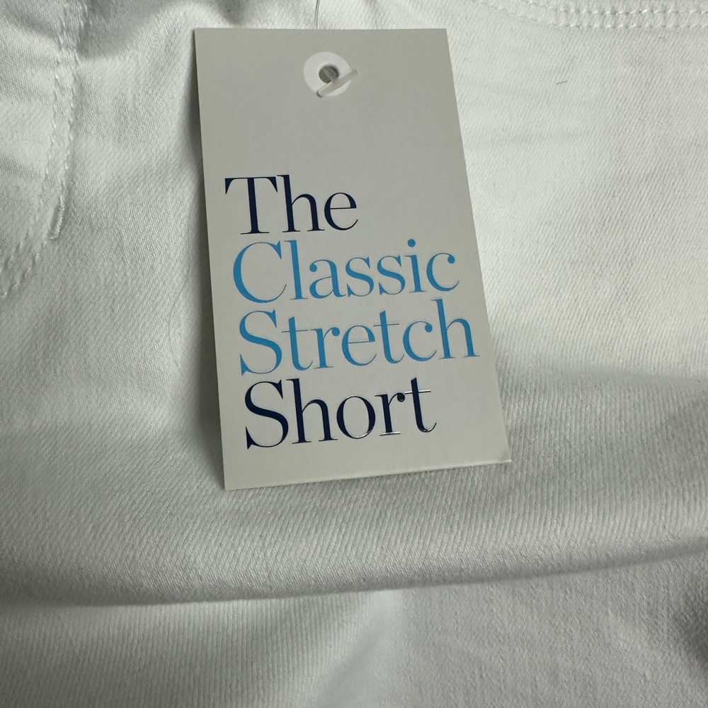 NWT Croft & Barrow White Cuffed Denim Ahorts - Picture 4 of 5